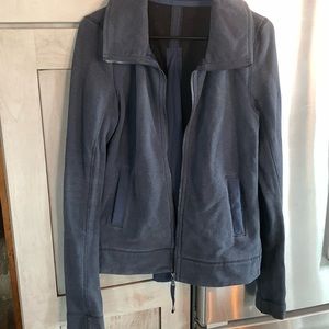 Lulu lemon navy defiine plush jacket size large